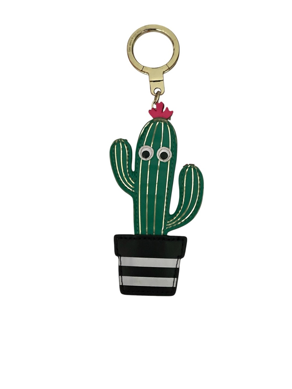 KATE SPADE CACTUS KEYCHAIN BAG CHARM